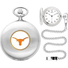 Texas Longhorns UT NCAA Silver Pocket Watch ...