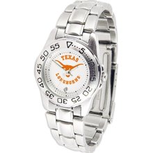 Texas Longhorns UT NCAA Womens Steel Sports Watch ...