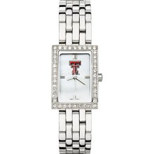 Texas Tech University Ladies Allure Watch Stainless Bracelet Strap