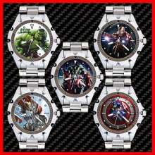 The Avengers Marvel Stainless Steel Rotating Bezel Wrist Watch