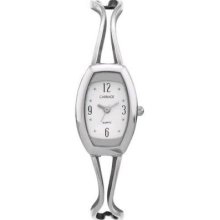 Timex C6a531 Ladies Carriage White Dial Tonneau Watch