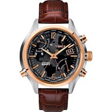 Timex IQ World Time Watch, 43mm