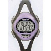 Timex Ironman Gray/Purple Sleek 50 Lap Mid-size Watch