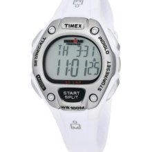 Timex Ladies Ironman Triathlon 30 Lap White Strap Sports Watch T5k515