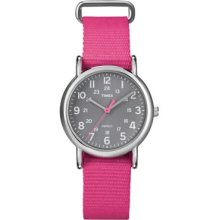 Timex Weekender Slip Thru Watch - Pink Strap