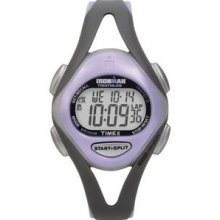 Timex Women's Ironman T5E511 Grey Resin Quartz Watch with Digital Dial