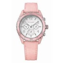 Tommy Hilfiger 1781081 Ladies Chrono Pink Silicone