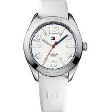 Tommy Hilfiger White Leather Ladies Watch 1781255