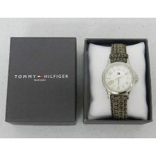 Tommy Hilfiger Women's Wristwatch With Brown Signature Wristband 1781189