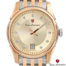 TONINO LAMBORGHINI Gold And Stainless Steel Watch