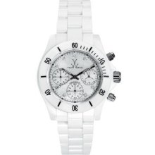 Toy Watch Mavi Ceramic White Mop Dial Chronograph Watch Ccs02wh