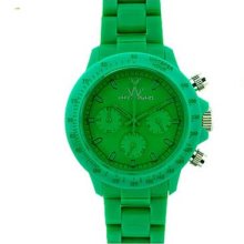 Toywatch Monochrome Chronograph Green