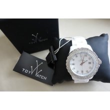 Toywatch Plasteramic Swarovski Crystals Womens Watch Calendar