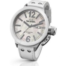 Tw Steel Ceo Canteen Mother Of Pearl Ceramic Men's Watch Ce1037