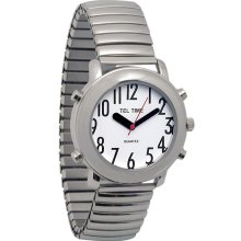 Unisex Chrome Talking Watch