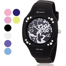 Unisex Multi-Functional PU Analog Wrist Quartz Watch (Assorted Color)