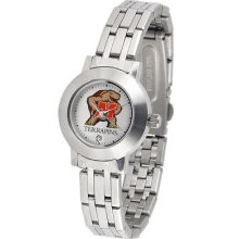 University of Maryland Terps Ladies Stainless Steel Watch