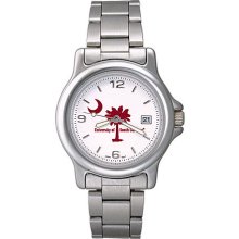 University Of South Carolina Watch In Stainless Steel - Varsity Mens