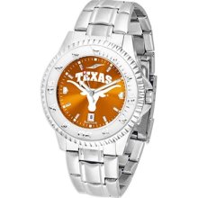 University of Texas Longhorns Men's Stainless Steel Dress Watch