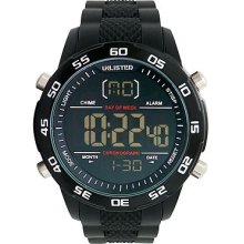 Unlisted by Kenneth Cole UL1208 Rubber Strap Digital Men's Watch