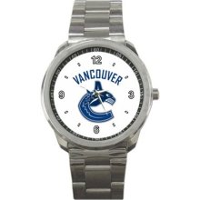 Vancouver Canucks Ice Hockey Team Logo Sport Metal Watch