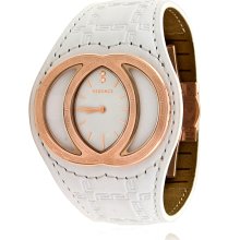 Versace Eclissi Authentic Gianni 84Q White Band Ladies Watch V-13