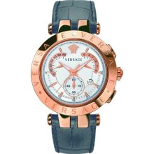 Versace Men's 23C80D002 S009 V-Race Chrono Rose-Gold Plated Inter ...