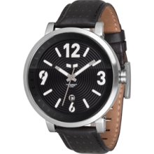 Vestal Doppler Slim Black Brushed Silver Watch - Black regular