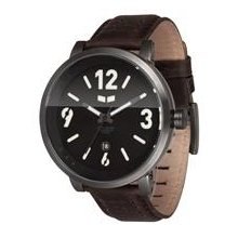 Vestal Doppler Slim Watch - Oiled Brown / Gun / Black