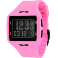 Vestal Helm Surf & Train Watch - Hot Pink/Black/Negative HLMDP07