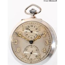 Vintage Abercrombie & Fitch Co. Pocket Watch With Alarm, About 1920