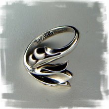 Vintage Avon Sterling Lily Ring- 1970's