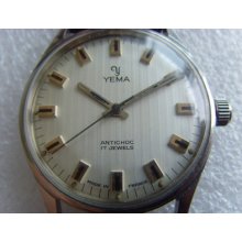 Vintage Frech Yema 17j Manual Men's Watch