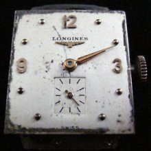 Vintage Longines 17j Wristwatch Movement Caliber 9lt