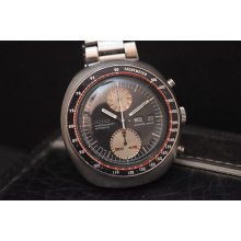 Vintage Men's Seiko Chronograph Ufo 6138-0011 Good Condition Serviced