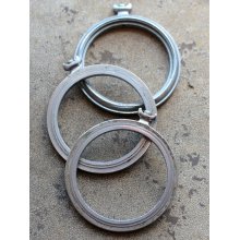 Vintage pocket watch case parts -- rings -- set of 3 -- D14