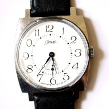 Vintage soviet Russian mens wristwatch Zim Pobeda mens wristwatch mens watch