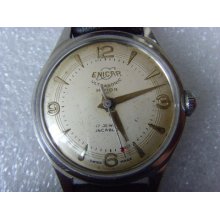 Vintage Swiss Enicar 17j Manual Watch