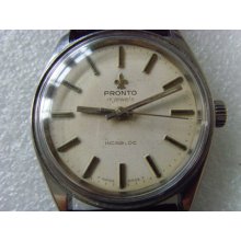 Vintage Swiss Pronto 17j Manual Men's Watch