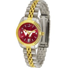 Virginia Tech Hokies Executive AnoChrome-Ladies Watch