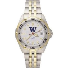 Washington Huskies Men's All Star Bracelet Watch LogoArt