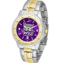 Weber State Wildcats Mens Two-Tone Anochrome Watch