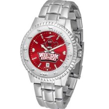 Western Kentucky Hilltoppers WKU Mens Steel Anochrome Watch