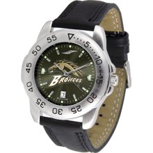 Western Michigan Broncos Sport Leather Band AnoChrome-Men's Watch