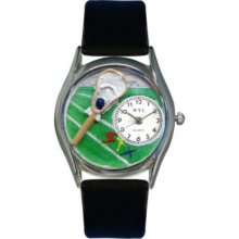 Whimsical Watches Kids Japanese Quartz Lacrosse Leather Strap Watch GOLD