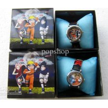 Wholesale 10 Pcs/lots Cartoon Naruto Watches With Boxes