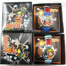 Wholesale 20 Pc Cartoon Naruto Wristwatch With Box