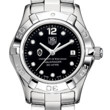 Wisconsin TAG Heuer Watch - Women's Aquaracer w/ Black Dial