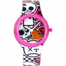 Wit? What Is That? Children's Skull/ Cat Design Watch