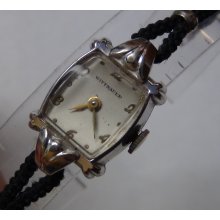 Wittnauer Ladies 10K White Gold 17Jewel Swiss Made Watch